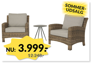 GØTEBORG LOUNGESÆT - SOMMERUDSALG